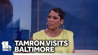 Tamron Hall visits WBAL-TV in Baltimore on book tour
