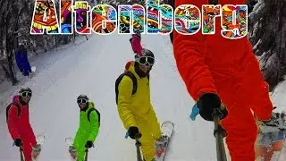 Snowboarding In Altenberg, Rodelarena