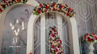 Reception Decor #dream decor #best reception decor #SS Convention Kompally