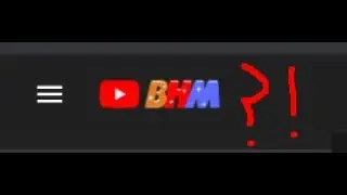 What is BHM next to youtube Logo?