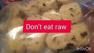Aldi's Frozen Chocolate Chip Cookie Dough 😋