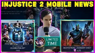 Dc Celebration Gift Is Kinda Lame! Deathstroke Legendary Chest Worth? Injustice 2 Mobile News