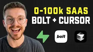 I'm Building My AI SaaS Startup Site with Bolt.new + Cursor (Road To 100k Ep. 4)