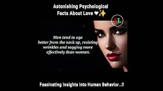 Astonishing Psychological Facts About Love ❤️✨  Fascinating Insights into Human Behavior  !!