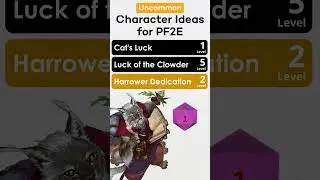 Uncommon Character Ideas for #pathfinderrpg #pathfinder2e #pf2e  #dungeonsanddragons #dnd #rpg