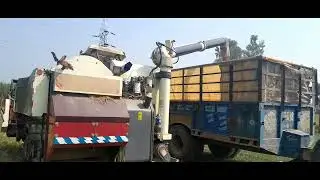 mini combine mahindra 585 harow 8&times;8