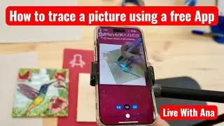 Как перенести изображение на керамику с помощью бесплатного приложения &laquo;Tracing Projector&raquo;!💕