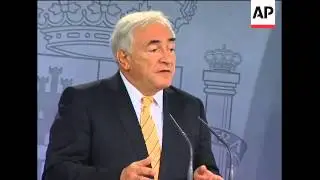 IMF Director Gen says he is confident about the Spanish economy