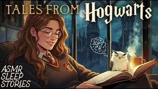 Sleep to 2 hours of Hogwarts Tales | Cozy Harry Potter Bedtime Stories with Rain Ambience