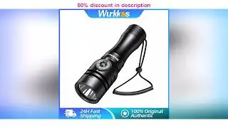 Latest Products You Must Know!&nbsp;Wurkkos DL02 Professional Diving Flashlight 3000LM Work Light 2170