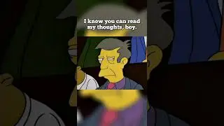 I know you can read my thoughts, boy #simpsons