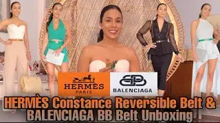 Hermes Constance 24mm Reversible Belt & Balenciaga BB Belt UNBOXING
