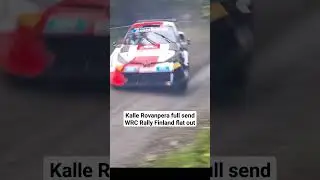 Kalle Rovanpera flat out full send WRC Rally Finland #rally #wrc #rallye #action