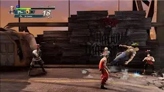 DOUBLE DRAGON REVIVE  BOSS 2 Gameplay No Commentary Part 2