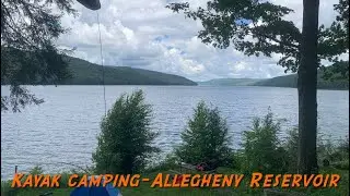 Kayak-camping Allegheny Reservoir