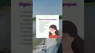 Signs of a Family Scapegoat
