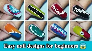 Easy nail designs within 2 minutes|| simple designs for beginners #nailart #naildesign #easynailart