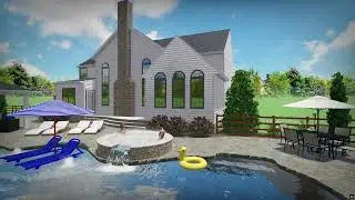 3d pool design by Monogram Custom Pools in Lehigh and Bucks County, PA