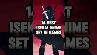14 Best Isekai Anime Set in Games #anime #ranked #isekai #games #swordartonline #kirito #shorts