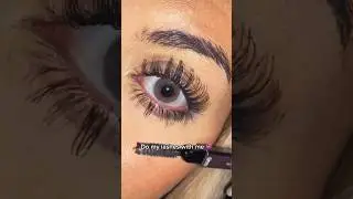 Lash serum without mascara VS lash serum + mascara