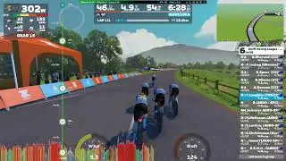 Zwift ZRL 24/25 S1 stage 1 TTT (B) on Douce France in France (Blowflys)