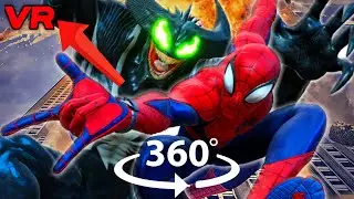 360&deg; SPIDERMAN Vs VENOM Scenes in Virtual Reality | Marvel Midnight Suns Game Movie