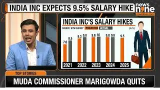 Big Salary Hikes for India Inc in 2025! Performance-Based Pay on the Rise | News9