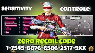 BGMI 4.0 UPDATE SENSITIVITY CODE | BGMI BEST SENSITIVITY SETTINGS | BGMI ZERO RECOIL SENSITIVITY