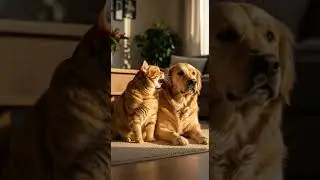 So whos the victim here :)) Caught in a funny moment #cat #animals #funny