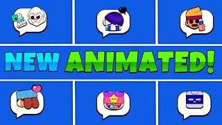 All New Animated Pins! Colette, 8-Bit, Lou, Byron, Gale & More! - Brawl stars