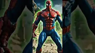 SPIDERMAN NE GAAV KA MANDIR BACHAYA 🕷🔥 #viral #avengers #marvelhero#shortsfeed #moralstory#spiderman