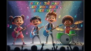 Obey Is the Way! 🎸 Ephesians 6:1 | Christian Kids Rock Song