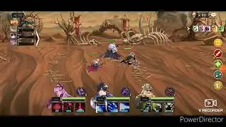 [King's Raid] Hell mode Garrow with Crow, one shot and gear.