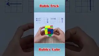 How to solve a rubik's cube 3x3 in 1 minute #cube #rubikscube