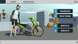 Asian Drag Champion Mio110 Wheelie Training
