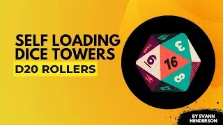 Mini self loading dice towers