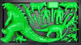 Dinosaurus Jurassic World Dominion:T-Rex/Brachiosaurus/Skibidi/Kingkong/Spiderman/Mosasaurus