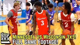 Minnesota vs Wisconsin At The Strictly BBall HS 3x3 Nationals! Full Game