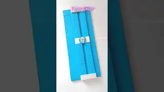 DIY paper cutter machine at home😱 #diy #papercutter #shorts #youtubeshorts @Chanchalraj-30s