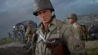 Call of duty: WW2 (PS4). Прохождение #1 (максимальная сложность)