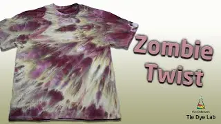 Tie Dye Designs : Zombie Color Inclined Twist Ice Dye [Lots of unexpected color splits]