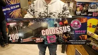 90€ LIDL Neuheit Silvester 2019 XXL Verbund Colossus Weco | PyroExtremGermany