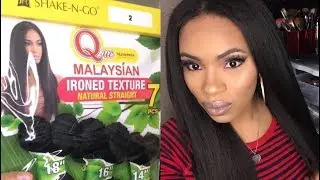 Shake-N-Go Que Malaysian Ironed Texture Natural Straight - Review