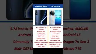 Realme Narzo 80X vs Vivo iQOO Z10 Comparison #shorts #short #realmenarzo80x #iqooz10