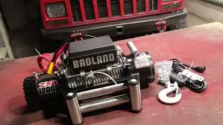 harbor freight badland 1200LB winch unboxing