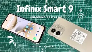 Infinix Smart 9 Titanium 128gb˖ ִ𐙚 Aesthetic Unboxing + camera test 𝜗𝜚  #infinixsmart9 #unboxing࣪