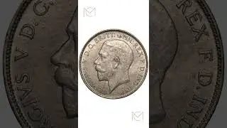 1922 Great Britain George V 1 Florin Coin - Mansbridge Coins