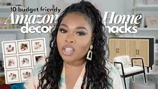 10 Budget-Friendly Home Decor Hacks for a Stunning Space- Amazon Home Decor Finds |AmberSharnieceTV