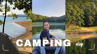 My weekend camping| Kayaking on a dam/  my sleeping system