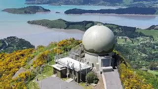 Cass Peak Radar Station by Drone - Port Hills Christchurch NZ